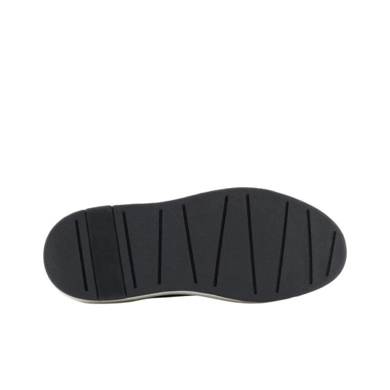 ARMANI EXCHANGEAE Low Top Skateboard Shoes Men's Black-5