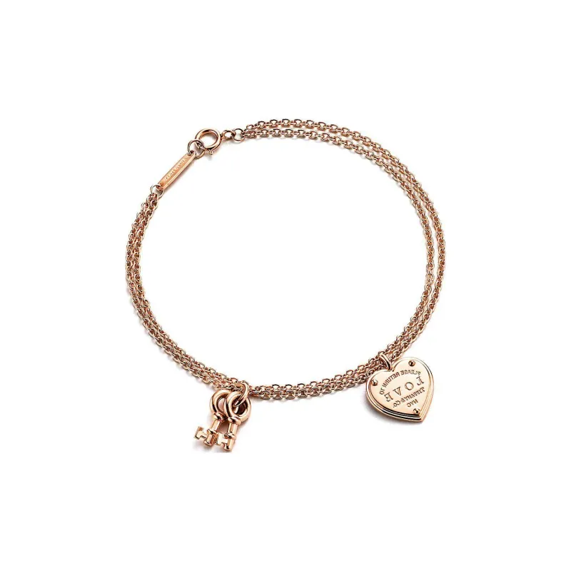 TIFFANY & CO. 18K Rose Gold Bracelets Women's Rose Gold-1