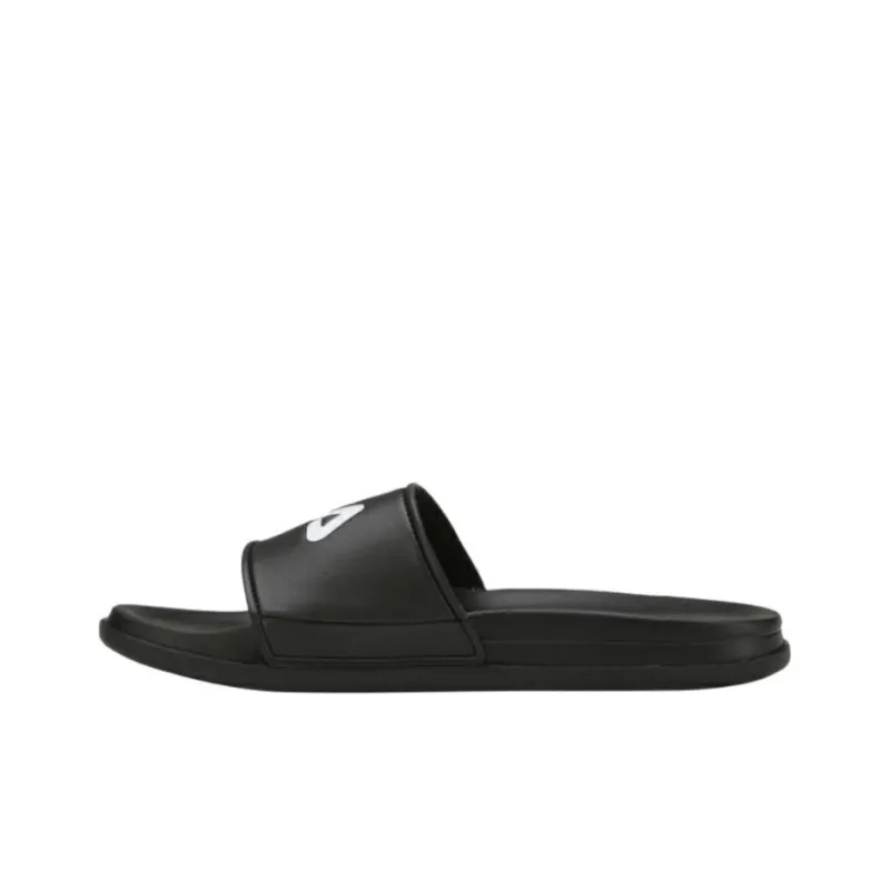 FILA Slip Resistant Odor Resistant Slide Slippers Unisex Black-0