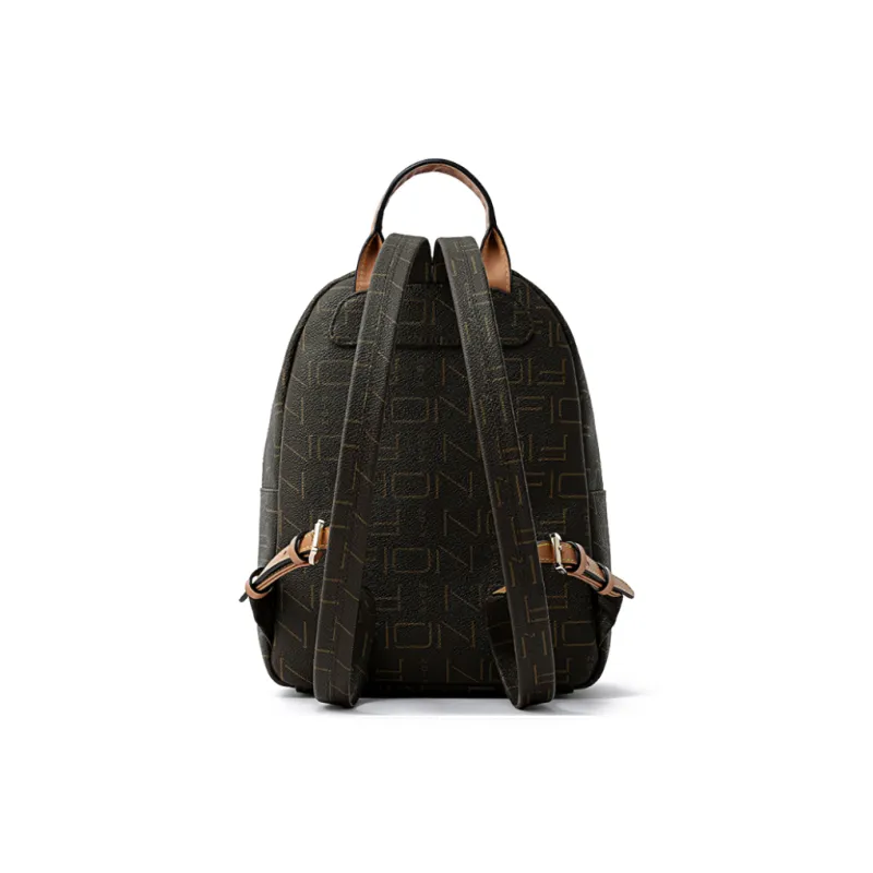 FION Backpacks Coffee/Tea Brown-3