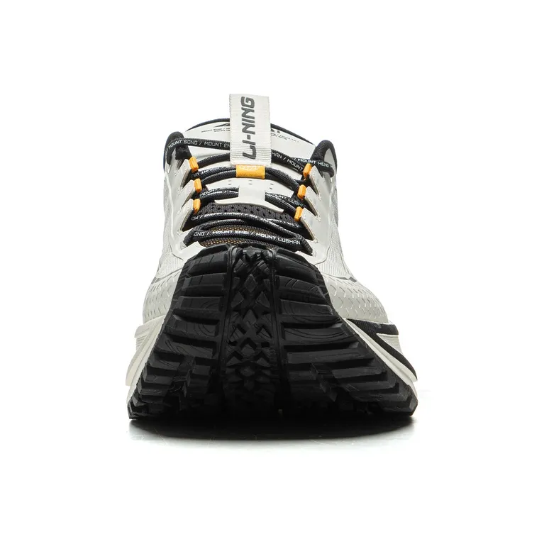 LiNing CF Su Xingchuan Cushioned Wear Resistant Supportive Reflective Low Top Outdoor Trekking Shoes Unisex Ivory-4