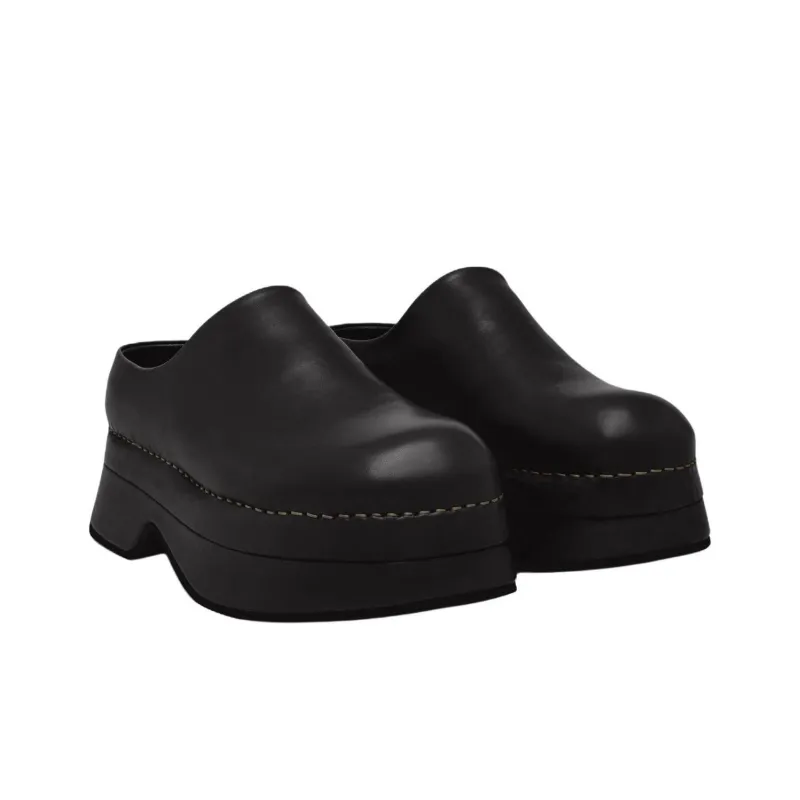 Alexander McQueen Round Toe Slip On Clogs-2