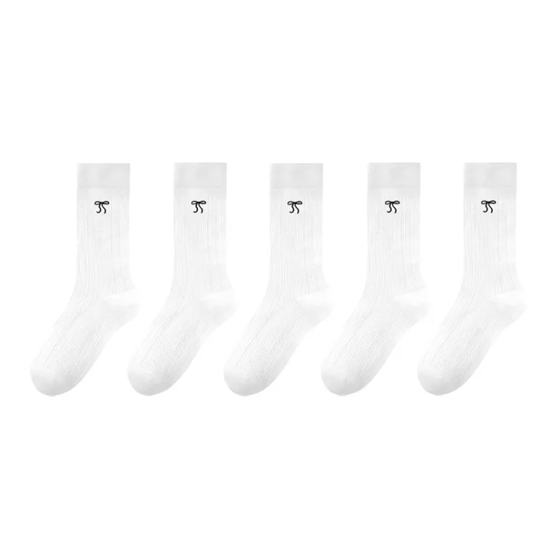 MIIOW Knee High Socks Women's 5 Pack-14