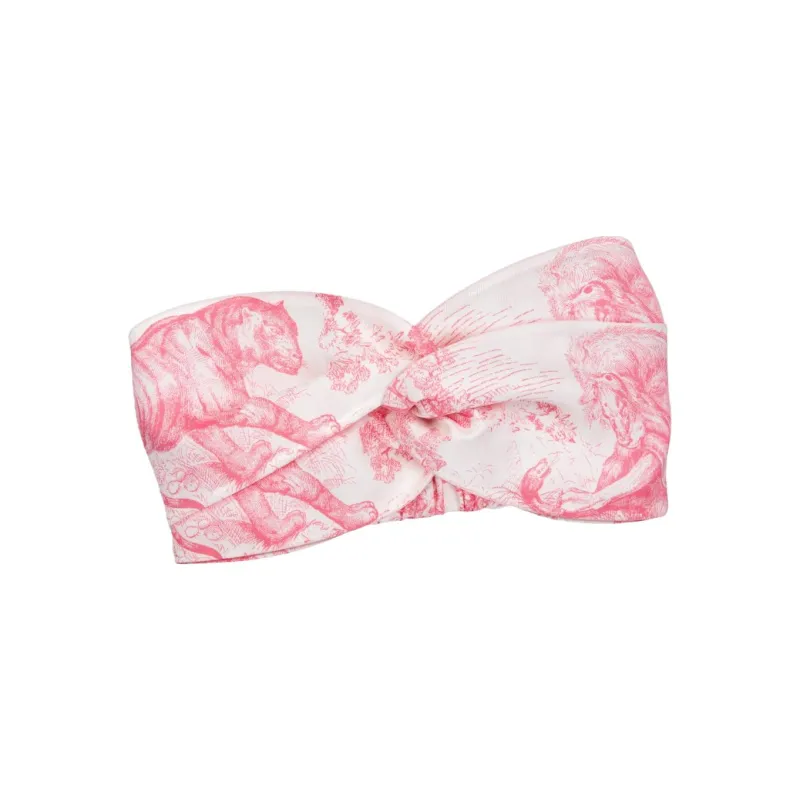 DIOR Silk Hair Bands Unisex Pink-0