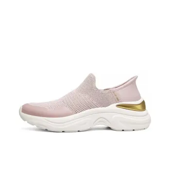 Skechers Slip Ins Anti Slip Wear Resistant Low Top Casual Shoes Women's Pink