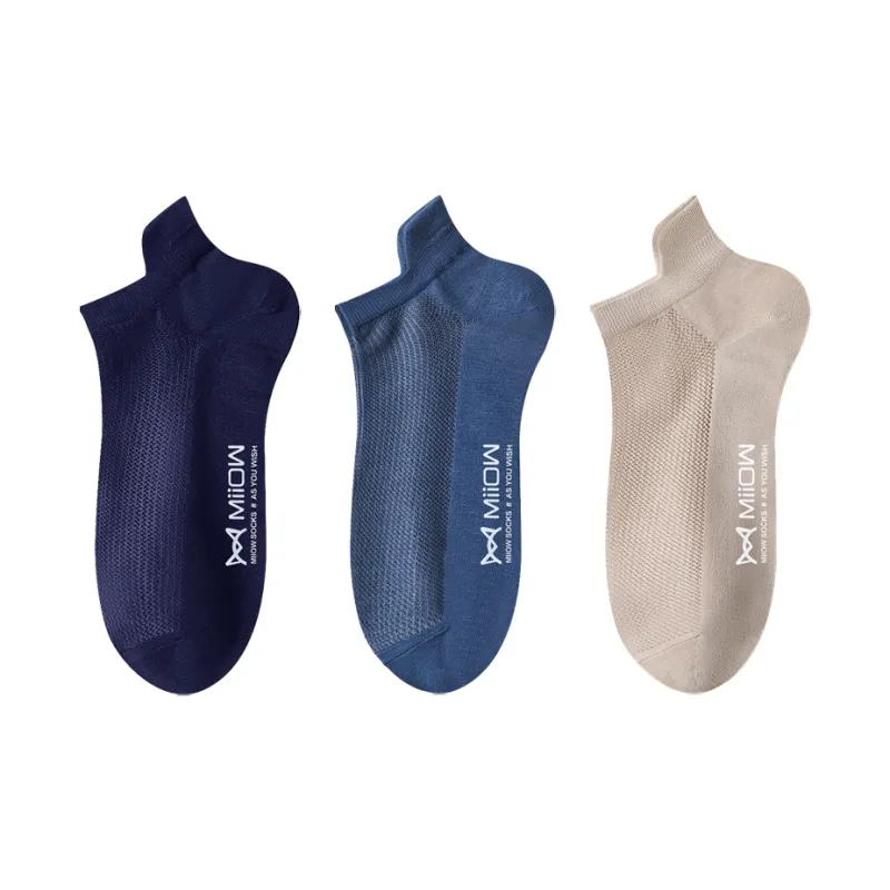 MIIOW Cool One Summer Series Ankle Socks Men's 3 Pack-1
