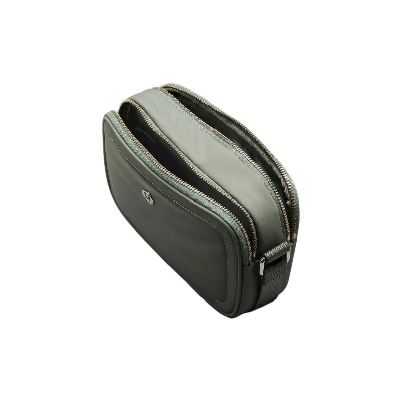 Lululemon Recycled Nylon Camera Bag, Shoulder Bag, Crossbody Bag Regular Unisex Gray Eucalyptus-2