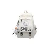 White Smiley Face+Flying Duck Charm