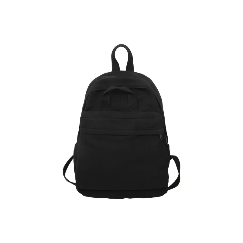 KAKAXI Canvas Backpack Unisex Black/White/Red/Green/Khaki-0