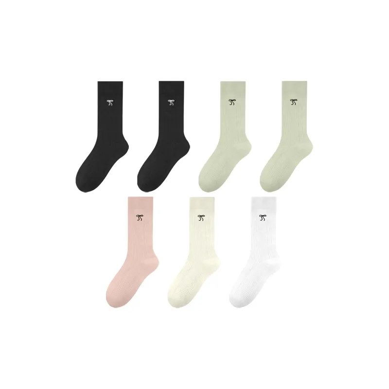 MIIOW Cool One Summer Series Knee High Socks Women's 7 Pack-8
