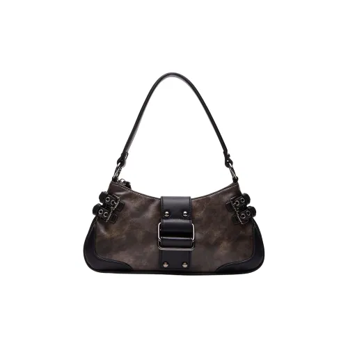 STEVE MADDEN Synthetic Material Handbag Shoulder Bag Women's Dark Umber