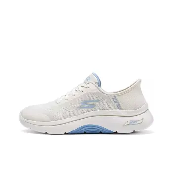 Skechers WOMEN'S GO WALK Anti Slip Wear Resistant Low Top Casual Shoes Women's White