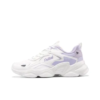 361° Wear Resistant Low Top Casual Shoes Women's White Purple