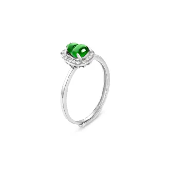 Zheng Baifu Ice Glutinous Jadeite Rings Women's