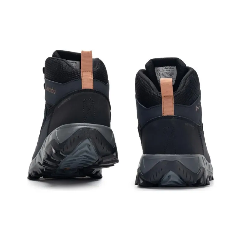 Columbia Sportswear Anti Slip Wear Resistant Mid Top Trekking Shoes Hiking Shoes Men's Black-2