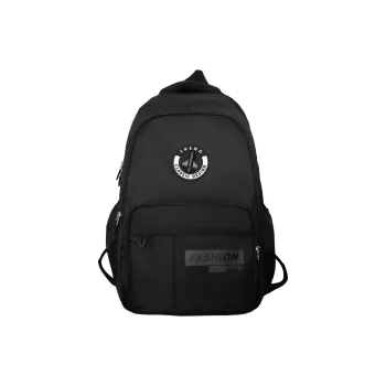 Kaka Tree Nylon Backpack Unisex Black/White & Black/Orange & Coffee/Green & Coffee