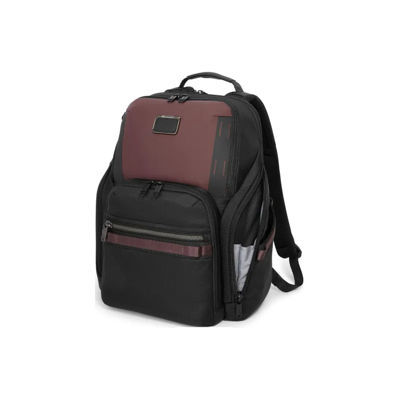 TUMI Nylon Backpack Men's Dark Red-1