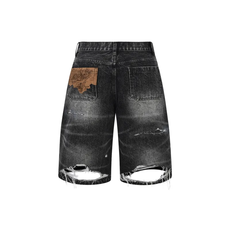 BIRTH OF ROYAL CHILD Nautical Treasure Map Shorts-1