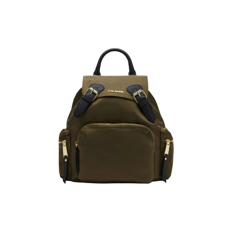 STEVE MADDEN Synthetic Material Backpack Women's Olive-0