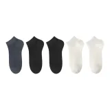 5 Pack[Black 2, White 2, Navy Blue]
