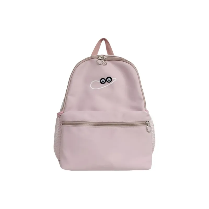 KAKAXI Composite Cloth Backpack Unisex Black/White/Pink/Blue/Purple-5