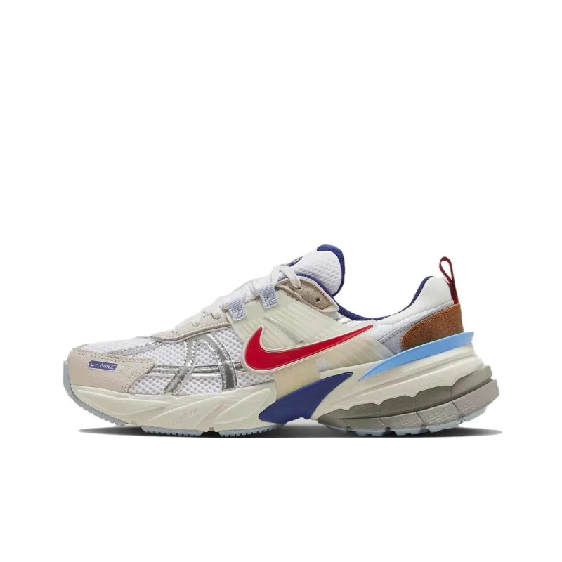 Nike V2K Run Metallic Silver Gym Red University Blue Women's-0