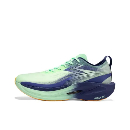 361° Flying Flame TD Running Shoes Men Low-Top Ice Green/Midnight Blue