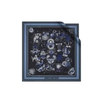 DIOR Zodiac Fantastico 90 Square Silk Twill Scarf