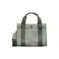 Gray eucalyptus color spliced with light ivory color.