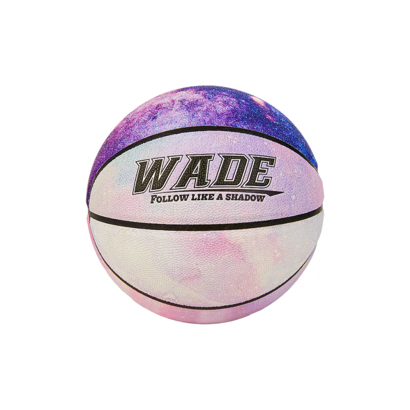 WADE PU Basketball Galaxy Brilliant Purple Size 7 Training Unisex-0