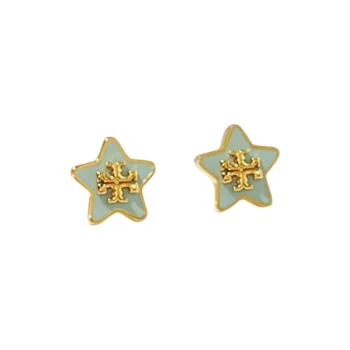 TORY BURCH Brass Earrings Women's Gold