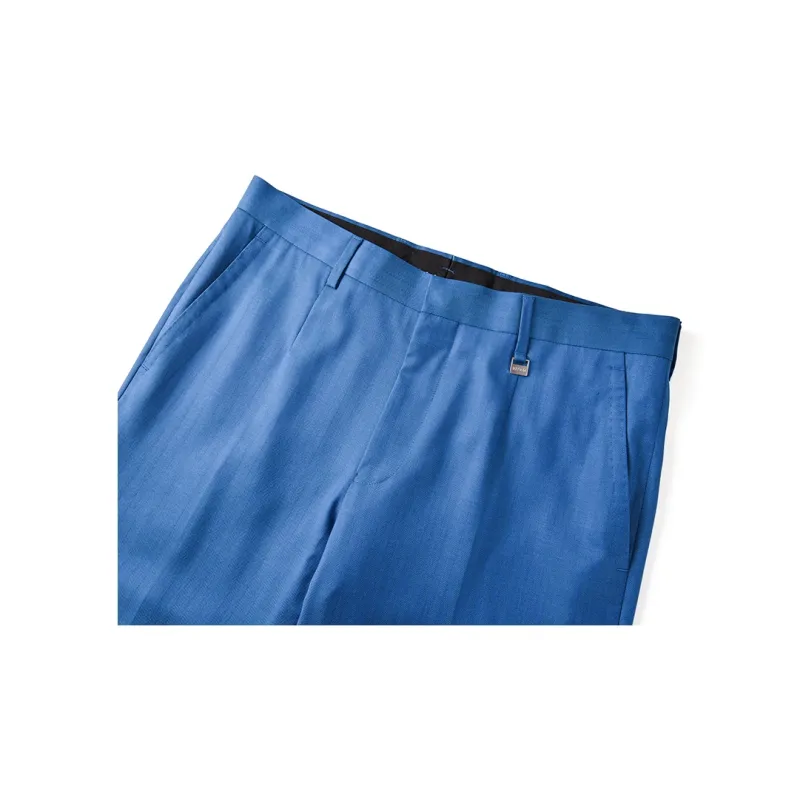 RARE Suit Trousers Men's Cobalt Blue-3