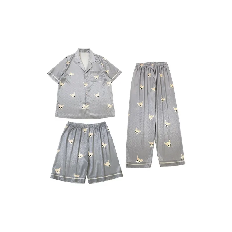 Vine Color Unisex Pajama Sets-4