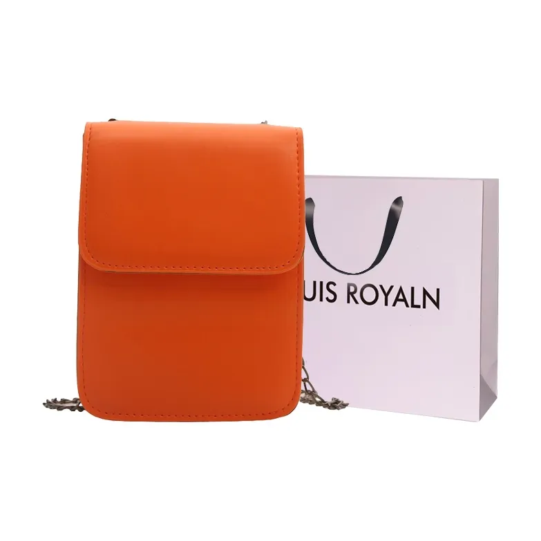 LOUIS ROYALN PU Shoulder Bag, Crossbody Bag Women's White/Pink/Fuchsia/Brown/Orange/Black-10