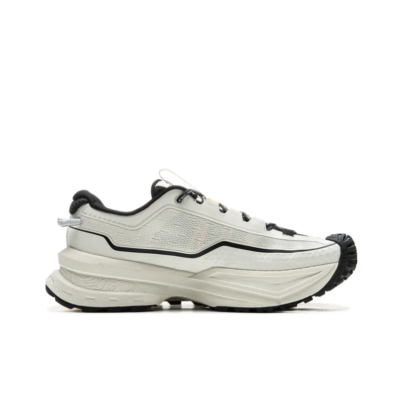 LiNing CF Su Xingchuan Cushioned Wear Resistant Supportive Reflective Low Top Outdoor Trekking Shoes Unisex Ivory-1