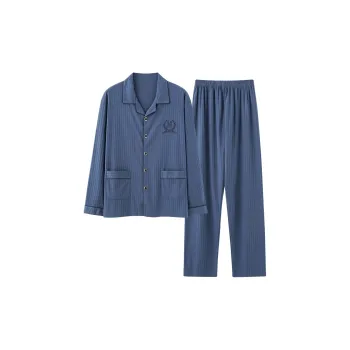 MADALLO Pajama Set Men's Royal Blue