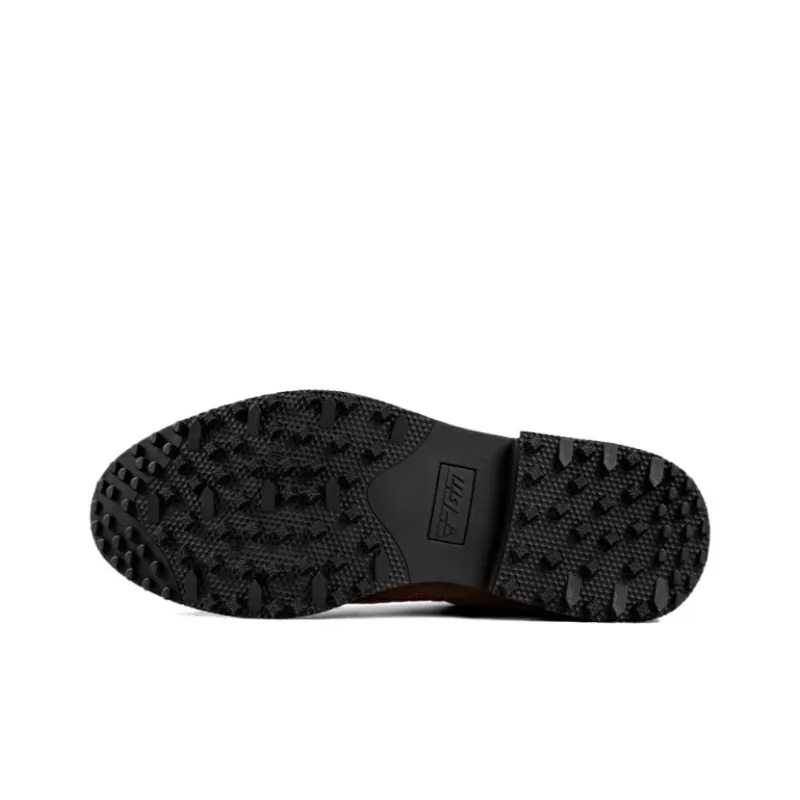 PGM Anti Slip Wear Resistant Low Top Golf Shoes Men's Black Brown-4