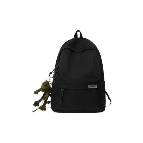 Kaka Tree Nylon Backpack Regular Unisex Gray/Black/Ecru/Blue