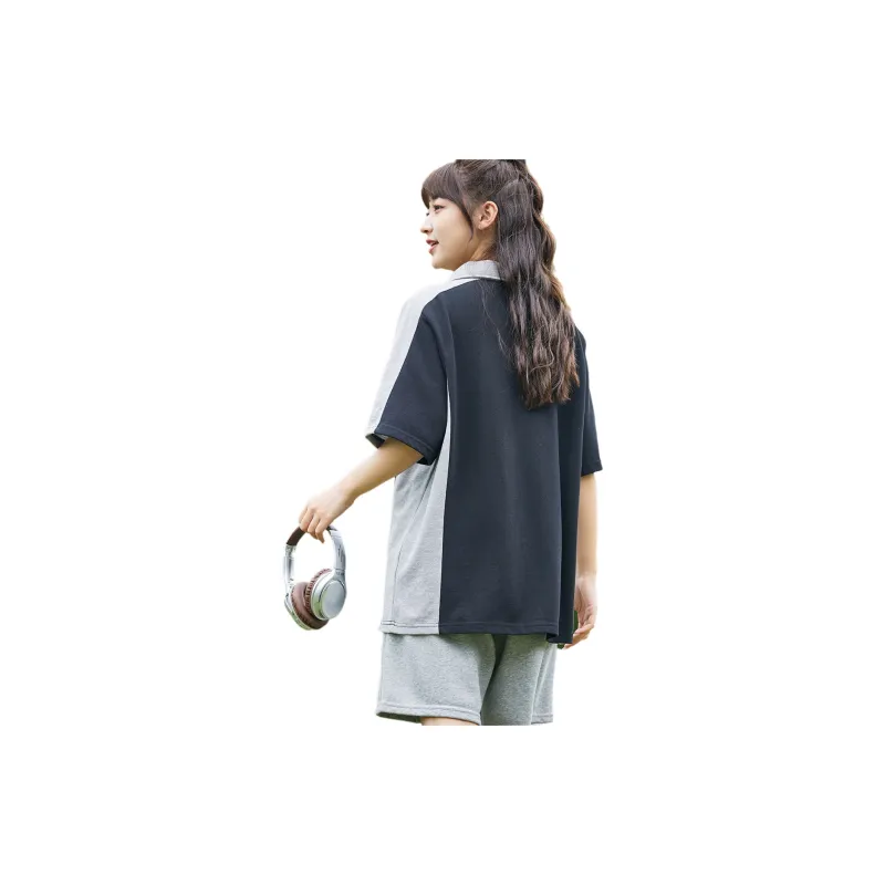 Tonlion Polo Shirt Women's Black-1