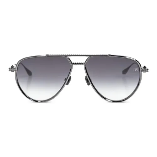 Valentino Aviator Frame Sunglasses