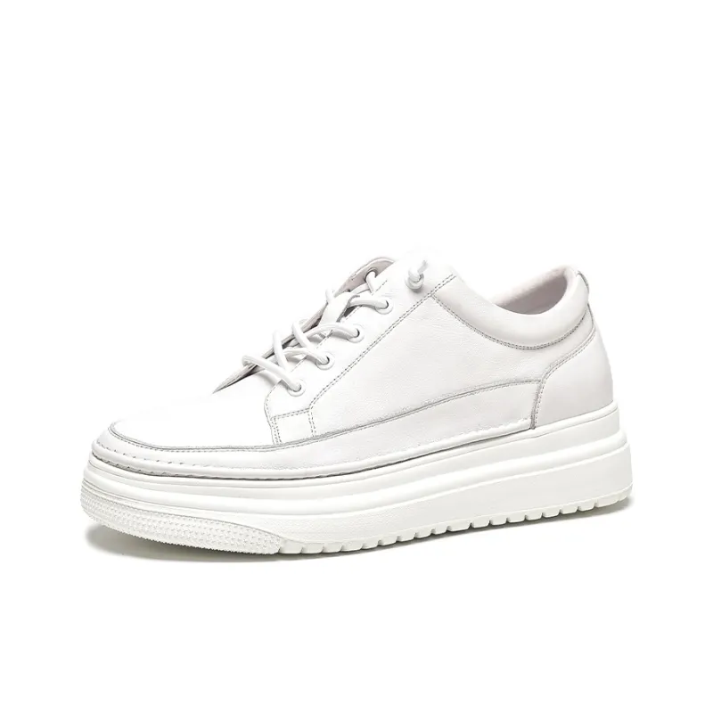 1M8 Low Top Skateboard Shoes Men's White-1