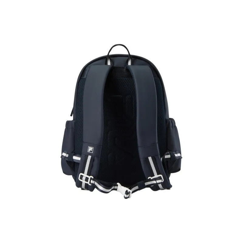 FILA Synthetic Leather Backpack Regular Men's Blue-3