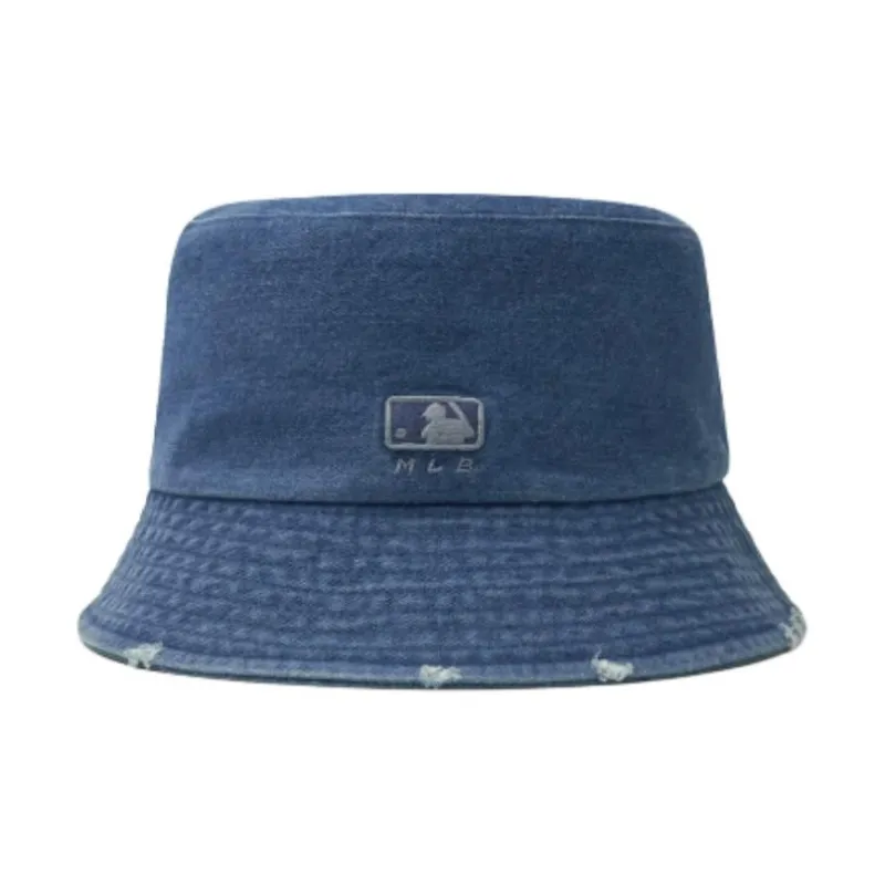 MLB Denim Bucket Hats Unisex Blue-3