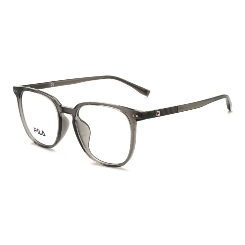 FILA TR/Memory Plastic Irregular Shape Eyeglass Frames Unisex Gray Transparent Light Green Transparent All-over Color