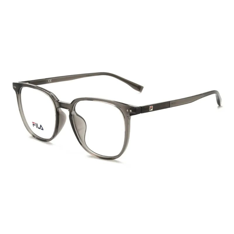 FILA TR/Memory Plastic Irregular Shape Eyeglass Frames Unisex Gray, Transparent Light Green, Transparent Multicolor-0