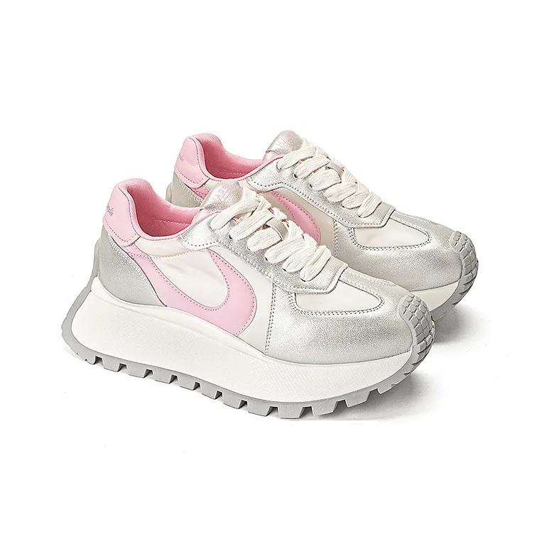 HARSON Anti Slip And Wear Resistant Height Increasing Low Top Casual Shoes Women's-16