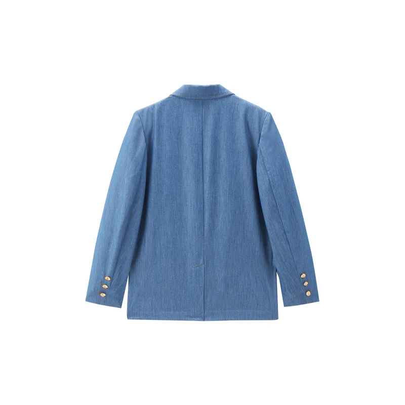 PEACEBIRD Business Suit Women's Blue-1