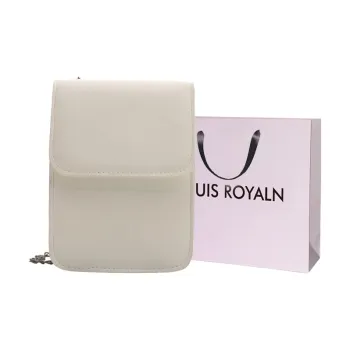 LOUIS ROYALN PU Shoulder Bag, Crossbody Bag Women's White/Pink/Fuchsia/Brown/Orange/Black