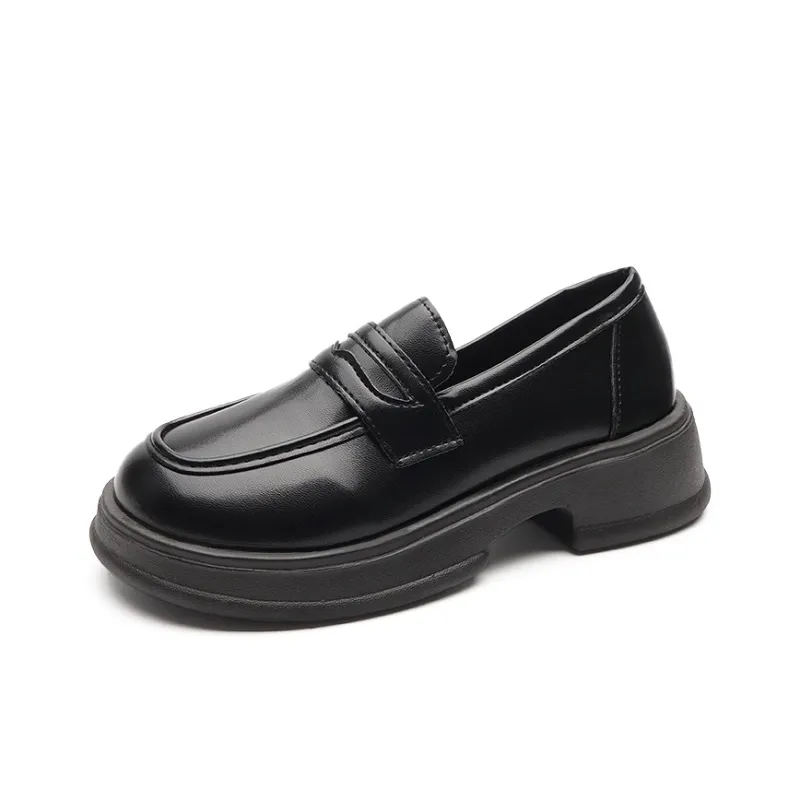 Little Red Man Loafers Women's Black-1