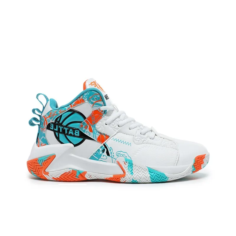 MEKY Cushioning Support Wear-Resistant Breathable Slip-Resistant Mid-Top Basketball Shoes Men's-11